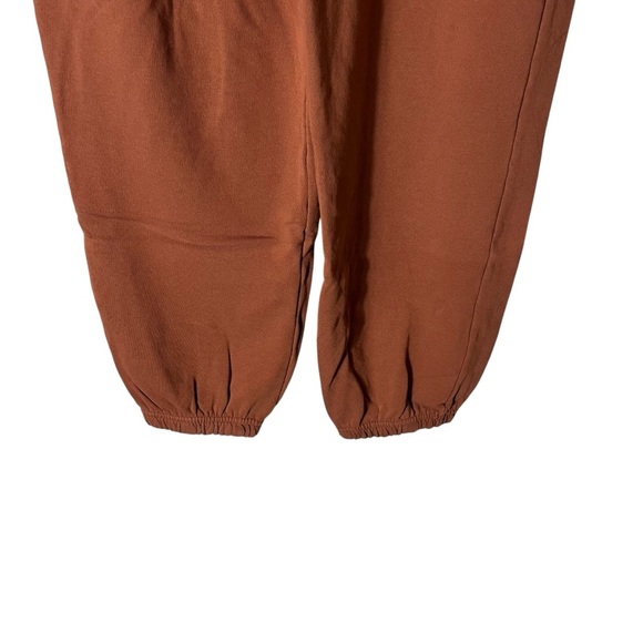 MOTHER The Knock Out Ankle Jogger Sweatpants in Mocha Bisque - Picture 5 of 12